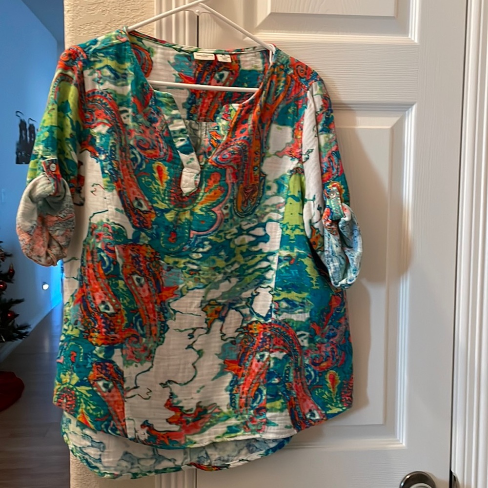 Westbound multicolor tunic PL